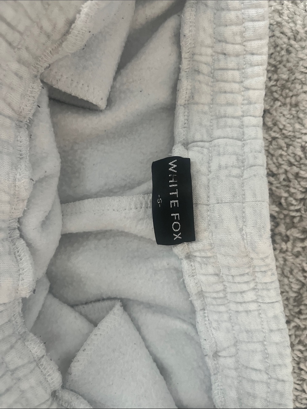 White Fox Boutique Light Gray Sweat Shorts - Picture 2 of 4
